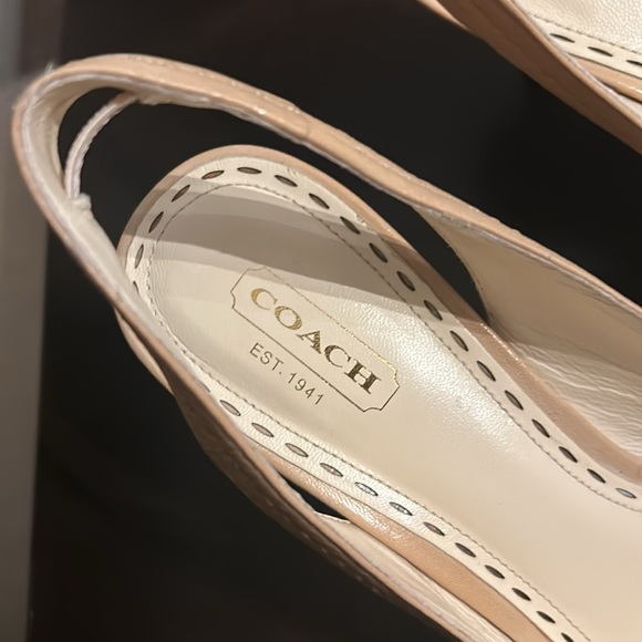 Coach Miranda slingback heels - like new! - Picture 7 of 16